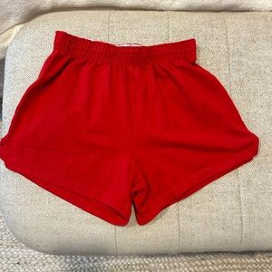 red SOFFE shorts size girls medium (8-10) 3 pairs